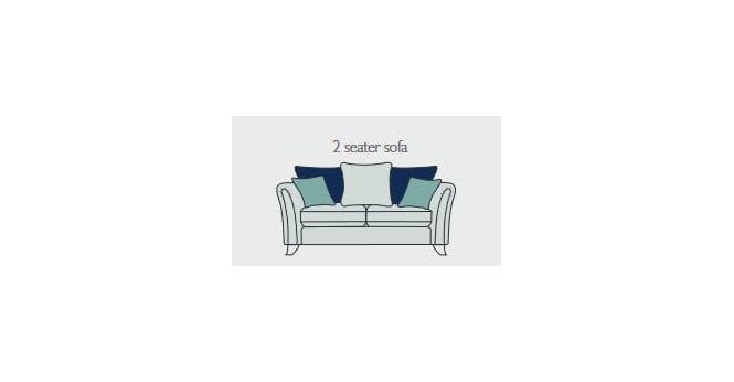 Alstons  Emelia 2 Seater Sofa - Available in Pillow Back or Standard Back