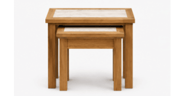 CLEARANCE - Beaumont Dover Tile Top Nest of Table