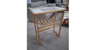CLEARANCE - Sand and White Hall Table