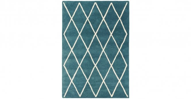 Asiatic  Albany Diamond Teal Rug