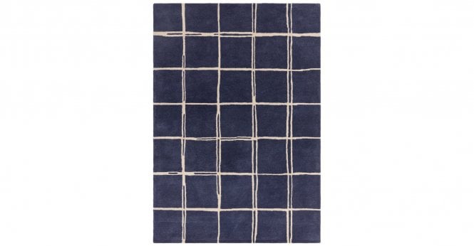 Asiatic  Albany Grid Marine Rug