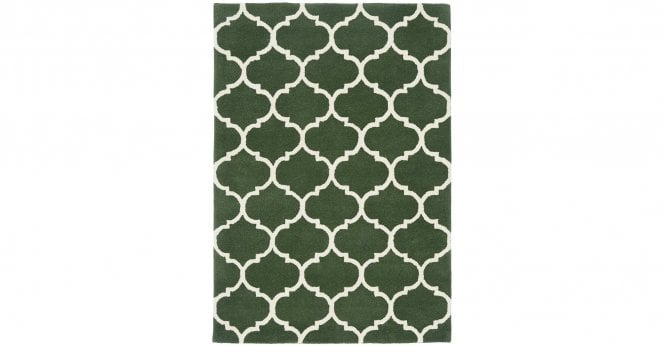 Asiatic  Albany Ogee Green Rug