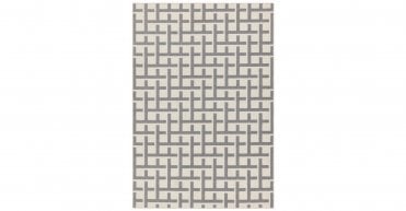 Asiatic Antibes AN03 White/Grey Grid Rug