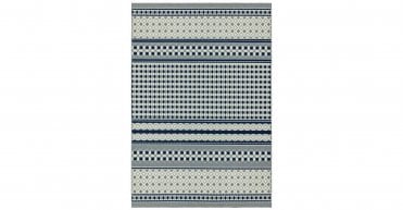 Asiatic Antibes AN06 Blue/White Geometric Rug