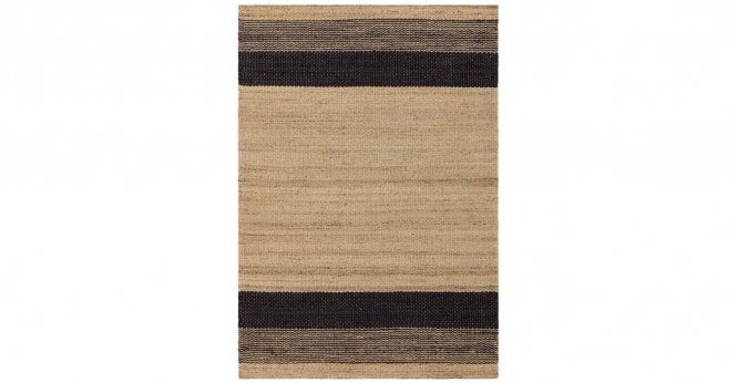 Asiatic  Cedar Charcoal / Natural Rug