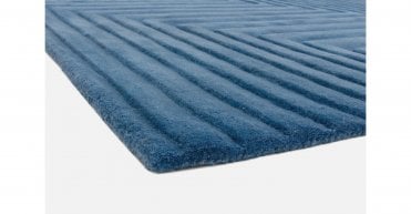 Asiatic Form Blue Rug