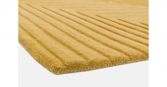 Asiatic  Form Ochre Rug