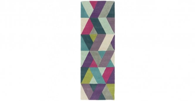 Asiatic  Funk Chevron Blue Green Rug