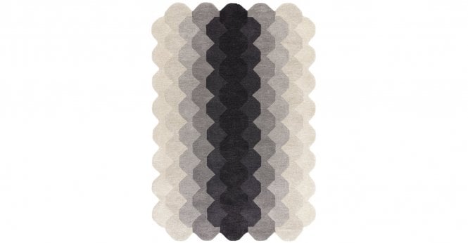 Asiatic  Hive Charcoal Rug