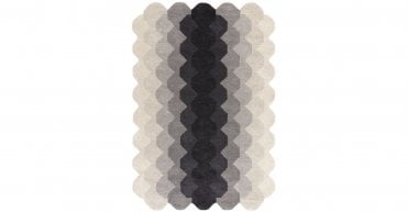 Asiatic Hive Charcoal Rug