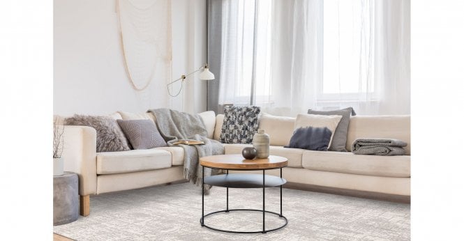Asiatic  Kuza Border Grey Rug