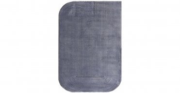 Asiatic Kuza Shape Black/Navy Rug