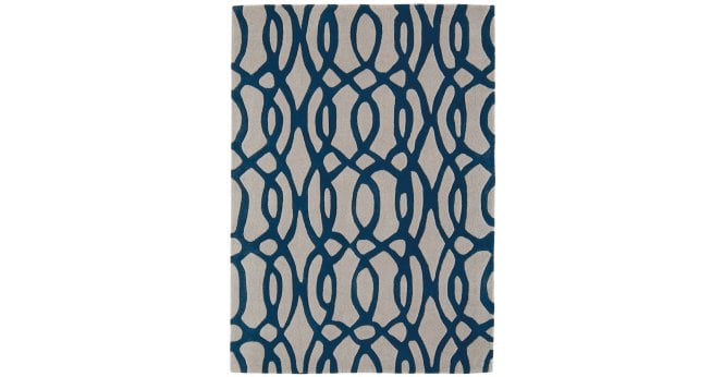 Asiatic  Matrix MAX36 Wire Blue Rug