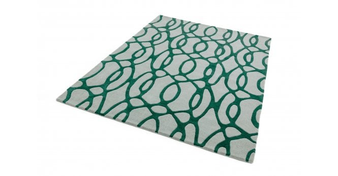 Asiatic  Matrix MAX38 Wire Green Rug