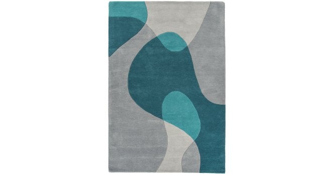Asiatic  Matrix MAX57 Arc Teal Rug