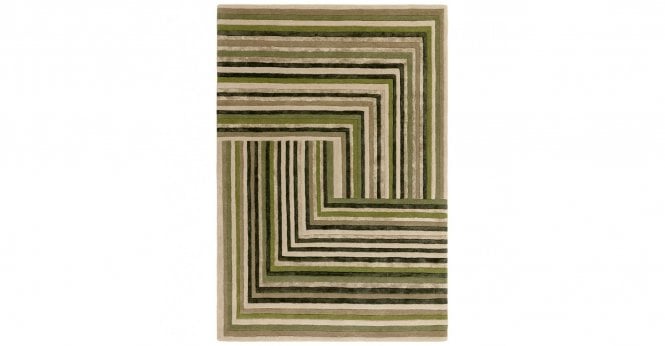 Asiatic  Matrix Network Forest Rug