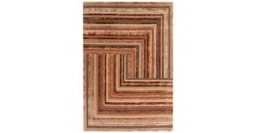 Asiatic Matrix Network Terracotta Rug