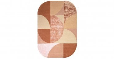 Asiatic Matrix Oval Earth Rug
