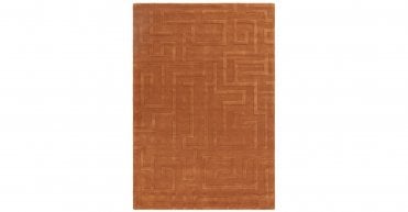 Asiatic Maze Rust Rug
