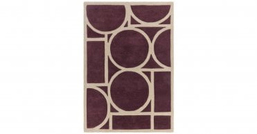 Asiatic Metro Plum Rug