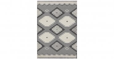 Asiatic Monty MN01 Black/Cream Tribal Rug