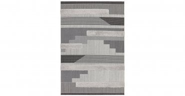 Asiatic Monty MN05 Black/Grey Geometric Rug