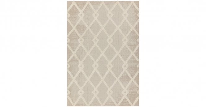 Asiatic  Monty MN07 Beige/Cream Diamond Rug