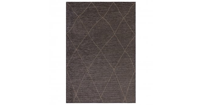 Asiatic  Mulberry Charcoal Rug