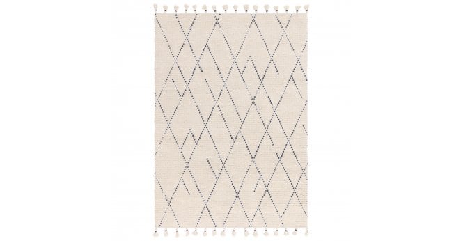 Asiatic  Nepal Cream/Blue Linear Rug