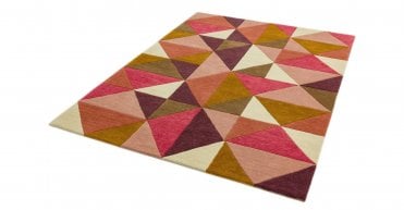 Asiatic Reef RF09 Kite Pink Multi Rug