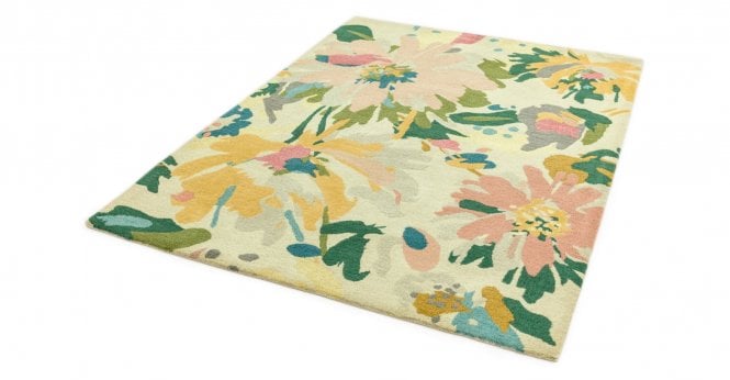 Asiatic  Reef RF10 Floral Pink Multi Rug