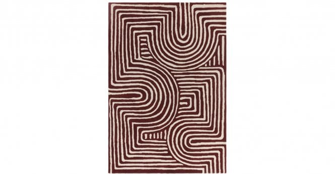 Asiatic  Reef RF29 Curve Plum Rug