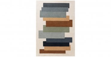 Asiatic Reef RF32 Stacks Green Rug