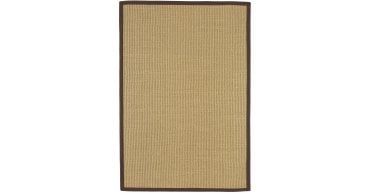 Asiatic Sisal Linen/Chocolate Rug