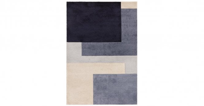 Asiatic  Sketch SK13 Blocks Blue Rug