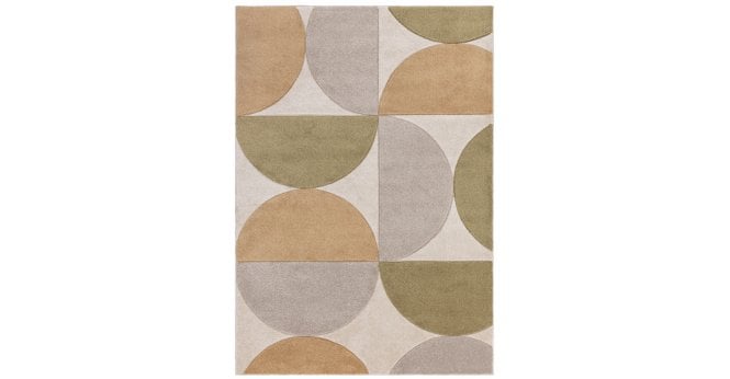 Asiatic  Sketch SK15 Curve Ochre Rug
