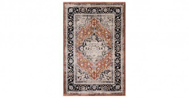 Asiatic  Sovereign Terracotta Medallion Rug