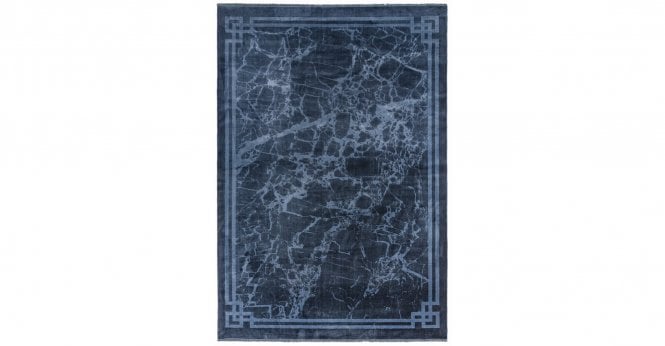 Asiatic  Zehraya ZE02 Ink Blue Border Rug