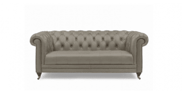 At The Helm Buckingham 3.5 Seater Leather Chesterfield Sofa
