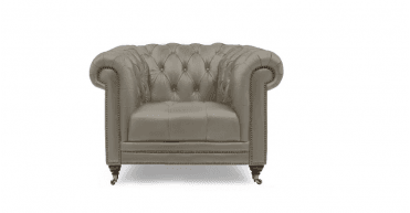 At The Helm Buckingham Leather Chesterfield Armchair