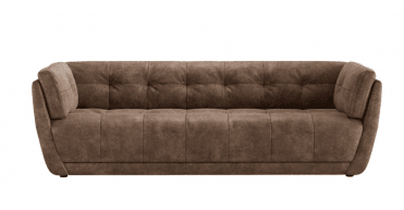 At the Helm Theo Leather 4 Seater Sofa