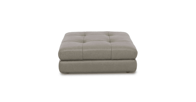 At The Helm  Theo Leather Footstool