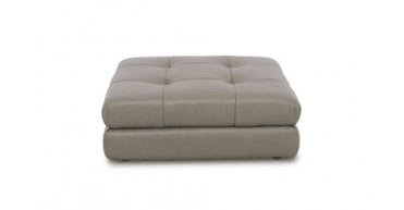 At the Helm Theo Leather Footstool