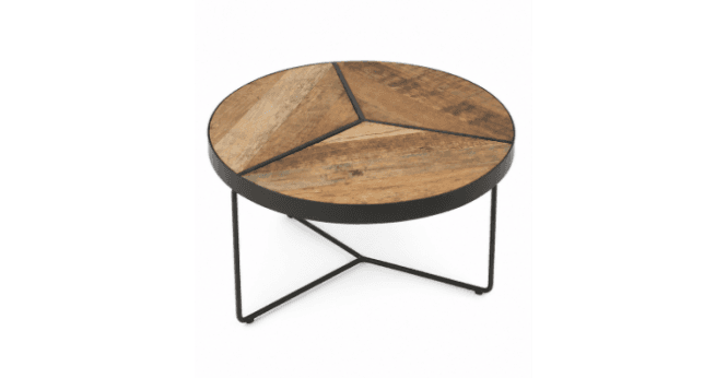 Bluebone CLEARANCE - Boatwood Round Rustic Coffee Table