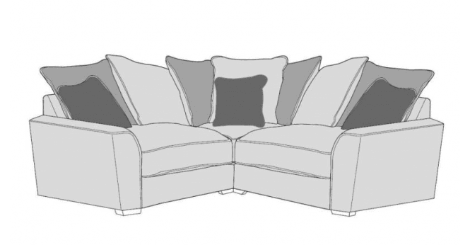Buoyant  Fantasia Small Corner Sofa (LH1,COR,RH1) in Scatter Back