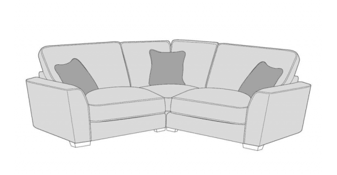 Buoyant  Fantasia Small Corner Sofa (LH1,COR,RH1) in Standard Back
