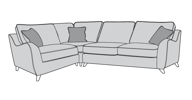 Buoyant  Varley Medium Corner Sofa (LH1,COR,RH2)