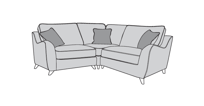 Buoyant  Varley Small Corner Sofa (LH1,COR,RH1)