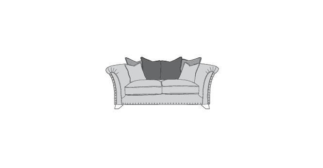 Buoyant  Vesper 2 Seater Sofa with Pillow back