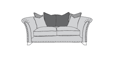 Buoyant Vesper 2 Seater Sofa with Pillow back